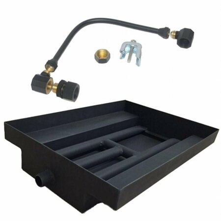 SLEEP EZ 15 in. Powder Coated Burner Island Kit - Liquid Propane SL3173528